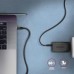 Дата кабель USB-C to USB-C 1.0m v3.2 Gen 1 PD 60W 3A black AXAGON (BUCM3-CM10AB) Дата кабель USB-C to USB-C 1.0m v3.2 Gen 1 PD 60W 3A black AXAGON (BUCM3-CM10AB)