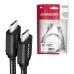 Дата кабель USB-C to USB-C 1.0m v3.2 Gen 1 PD 60W 3A black AXAGON (BUCM3-CM10AB) Дата кабель USB-C to USB-C 1.0m v3.2 Gen 1 PD 60W 3A black AXAGON (BUCM3-CM10AB)