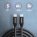 Дата кабель USB-C to USB-C 2.0m v3.2 Gen 1 PD 60W 3A black AXAGON (BUCM3-CM20AB) Дата кабель USB-C to USB-C 2.0m v3.2 Gen 1 PD 60W 3A black AXAGON (BUCM3-CM20AB)