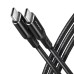 Дата кабель USB-C to USB-C 3.0m v3.2 Gen 1 PD 60W 3A black AXAGON (BUCM3-CM30AB)