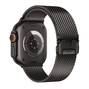 Ремінець до смарт-годинника Armorstandart Milanese UltraLock для Apple Watch 49/46/45/44/42 (Series 1-3) Black (ARM88957)
