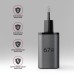 Зарядное устройство AXAGON 1xUSB-C PD67W + 1xUSB QC4+ PPS gray (ACU-PQ67)
