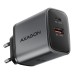 Зарядное устройство AXAGON 1xUSB-C PD67W + 1xUSB QC4+ PPS gray (ACU-PQ67)