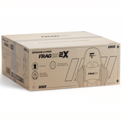 Кресло игровое FragON 2X Series White/Black (FRGN_2X_R2_WHITE)