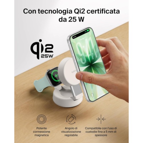 Зарядное устройство Belkin UltraCharge Pro 2-in-1 Convertible Mag (WIZ043KQSD) Зарядное устройство Belkin UltraCharge Pro 2-in-1 Convertible Mag (WIZ043KQSD)