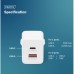Зарядное устройство Digitus 1xUSB-C + 1xUSB PD45W GaN white (DA-10302) Зарядное устройство Digitus 1xUSB-C + 1xUSB PD45W GaN white (DA-10302)