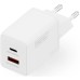 Зарядное устройство Digitus 1xUSB-C + 1xUSB PD45W GaN white (DA-10302) Зарядное устройство Digitus 1xUSB-C + 1xUSB PD45W GaN white (DA-10302)