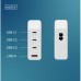 Зарядное устройство Digitus 3xUSB-C + 1xUSB PD140W GaN white (DA-10305)