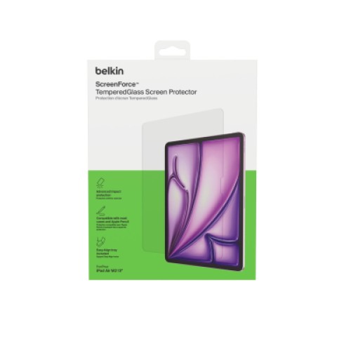 Стекло защитное Belkin TemperedGlass iPad Air 13 (2024 M2/2025 M3) (OVI008HQ)