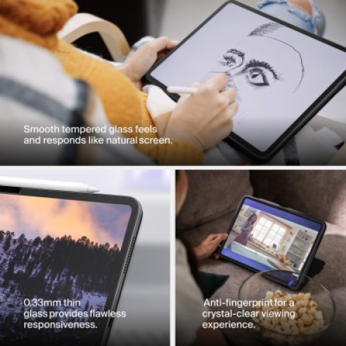 Стекло защитное Belkin TemperedGlass iPad Pro 13 (2024 M4) (OVI006HQ)