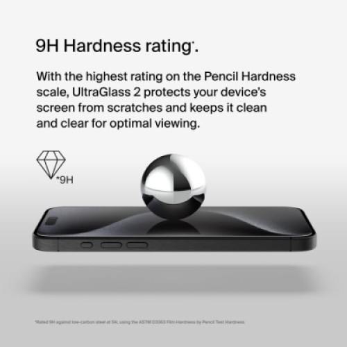 Стекло защитное Belkin UltraGlass2 AM iPhone 15 Pro Max (OVA134ZZ)