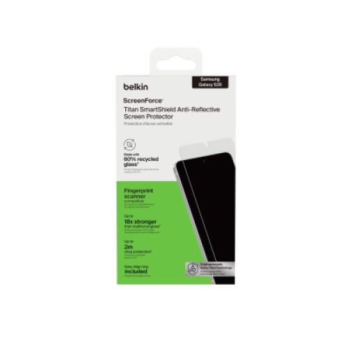 Стекло защитное Belkin Titan SmartShield Samsung Galaxy S26 (OVB072HQ)