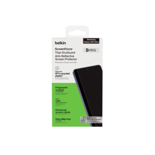 Стекло защитное Belkin Titan EcoGuard Samsung Galaxy S26 Ultra (OVB080HQ)