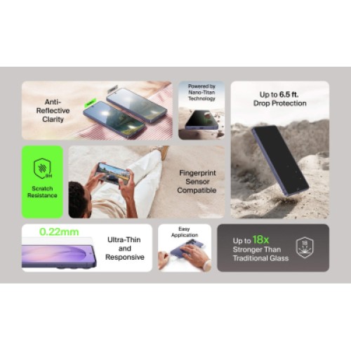 Стекло защитное Belkin Titan SmartShield Samsung Galaxy S26 Ultra (OVB074HQ)