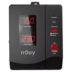 Стабілізатор напруги nJoy Alvis 2000 (AVRL-20002AL-CS01B) AVR, 2 розетки (Alvis 2000)