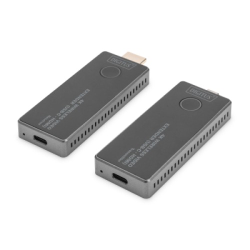 Адаптер HDMI extender 30m USB-C to HDMI 4K UHD wireless black Digitus (DS-55324)