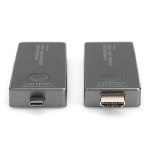 Адаптер HDMI extender 30m USB-C to HDMI 4K UHD wireless black Digitus (DS-55324)