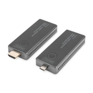 Адаптер HDMI extender 30m USB-C to HDMI 4K UHD wireless black Digitus (DS-55324)