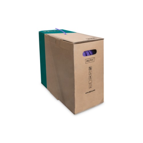 Кабель сетевой Digitus UTP 100м, cat.6, AWG 23/1, CU, LSZH-1, violet (U-UTP) (DK-1613-VH-1)