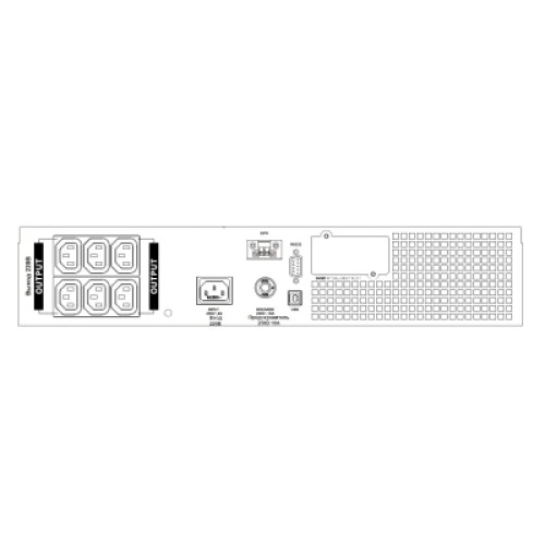Источник бесперебойного питания SVC RT-1KS On-Line RM 1000VА (RT-1KS) Источник бесперебойного питания SVC RT-1KS On-Line RM 1000VА (RT-1KS)