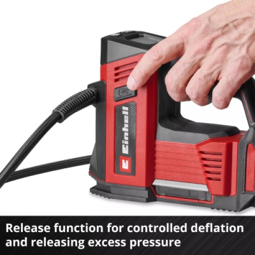 Компрессор Einhell CE-CC 18/23 D Li – Solo, аккумуляторный, 18V, до 12 l/min, 11 bar, 1.16 kg (без АКБ и ЗУ) (2071025)