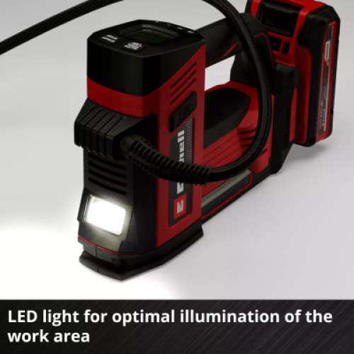 Компрессор Einhell CE-CC 18/23 D Li – Solo, аккумуляторный, 18V, до 12 l/min, 11 bar, 1.16 kg (без АКБ и ЗУ) (2071025)