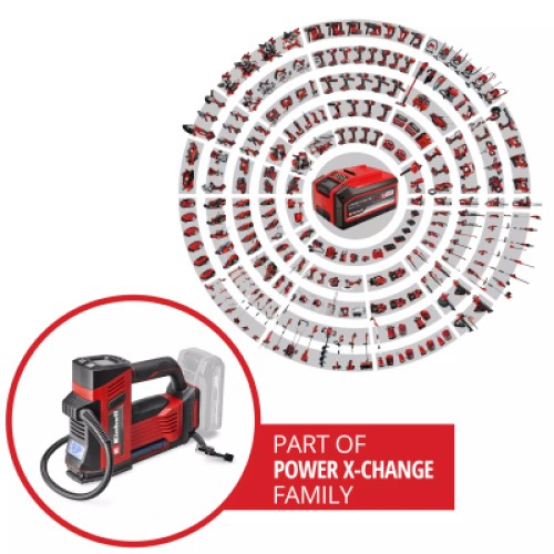Компрессор Einhell CE-CC 18/23 D Li – Solo, аккумуляторный, 18V, до 12 l/min, 11 bar, 1.16 kg (без АКБ и ЗУ) (2071025)