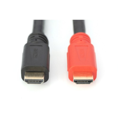 Кабель мультимедийный HDMI M to HDMI M 10.0m Full HD 60Hz AOC w/Amplifier black Digitus (AK-330105-100-S) Кабель мультимедийный HDMI M to HDMI M 10.0m Full HD 60Hz AOC w/Amplifier black Digitus (AK-330105-100-S)