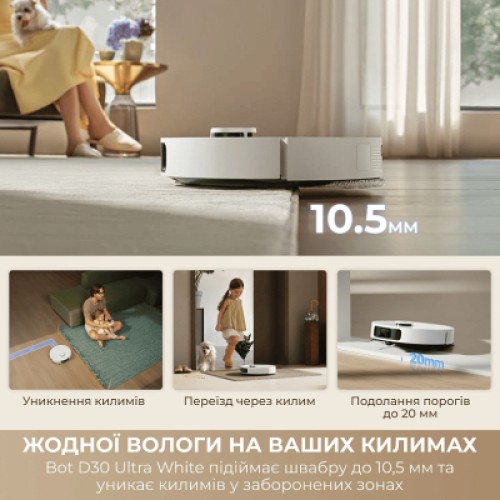 Пылесос Dreame D30 Ultra White (RTD31TE)
