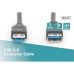 Дата кабель USB 3.0 AM/AF 3.0m black Digitus (AK-300203-030-S)