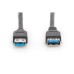 Дата кабель USB 3.0 AM/AF 3.0m black Digitus (AK-300203-030-S)