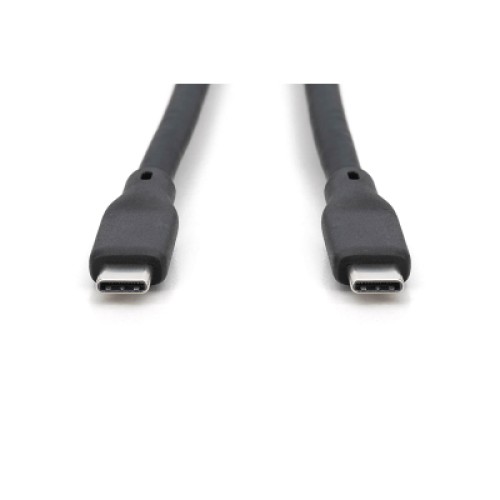 Дата кабель USB-C to USB-C 1.5m USB4 2.0 80G 240W 16K silicone black Digitus (AK-300350-015-S)