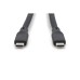 Дата кабель USB-C to USB-C 1.5m USB4 2.0 80G 240W 16K silicone black Digitus (AK-300350-015-S)