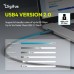 Дата кабель USB-C to USB-C 1.5m USB4 2.0 80G 240W 16K silicone black Digitus (AK-300350-015-S)