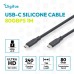 Дата кабель USB-C to USB-C 1.0m USB4 2.0 80G 240W 16K silicone black Digitus (AK-300350-010-S) Дата кабель USB-C to USB-C 1.0m USB4 2.0 80G 240W 16K silicone black Digitus (AK-300350-010-S)
