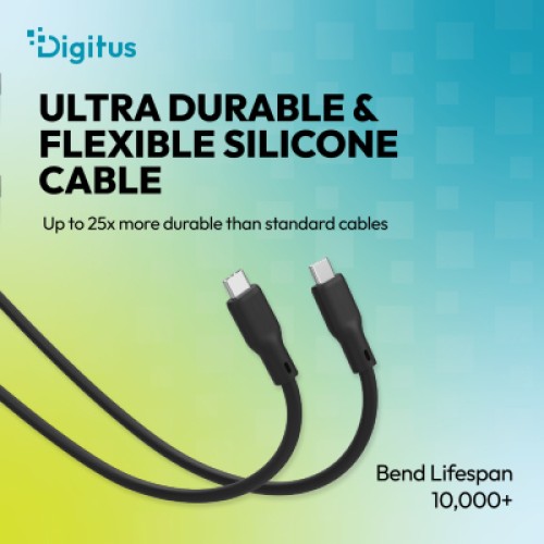 Дата кабель USB-C to USB-C 1.0m USB4 2.0 80G 240W 16K silicone black Digitus (AK-300350-010-S) Дата кабель USB-C to USB-C 1.0m USB4 2.0 80G 240W 16K silicone black Digitus (AK-300350-010-S)
