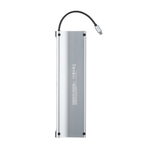 Концентратор 2E USB-C 10-in-1 3xUSB + 2xUSB-C + 2xHDMI + VGA + 3.5mm + microSD/SD + 1xRJ45 0.15m gray (2E-W2703) Концентратор 2E USB-C 10-in-1 3xUSB + 2xUSB-C + 2xHDMI + VGA + 3.5mm + microSD/SD + 1xRJ45 0.15m gray (2E-W2703)
