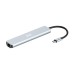 Концентратор 2E USB-C 8-in-1 1xUSB 2.0 + 1xUSB 3.0 + 2xUSB-C PD + HDMI + microSD/SD + 1xRJ45 0.13m gray (2E-W2681)