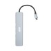 Концентратор 2E USB-C 8-in-1 1xUSB 2.0 + 1xUSB 3.0 + 2xUSB-C PD + HDMI + microSD/SD + 1xRJ45 0.13m gray (2E-W2681)