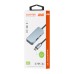 Концентратор 2E USB-C 4-in-1 1xUSB 3.0 + 1xUSB-C PD + HDMI 0.14m gray (2E-W2680)