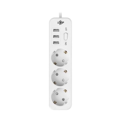 Сетевой фильтр питания LogicPower LP-X3 PREMIUM, 4m white (19526) Сетевой фильтр питания LogicPower LP-X3 PREMIUM, 4m white (19526)