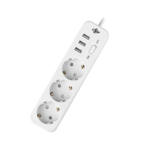 Сетевой фильтр питания LogicPower LP-X3 PREMIUM, 4m white (19526) Сетевой фильтр питания LogicPower LP-X3 PREMIUM, 4m white (19526)