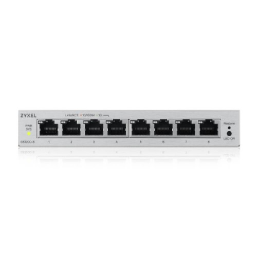 Коммутатор сетевой ZyXel GS1200-8 v3 (GS1200-8V3-EU0101F)