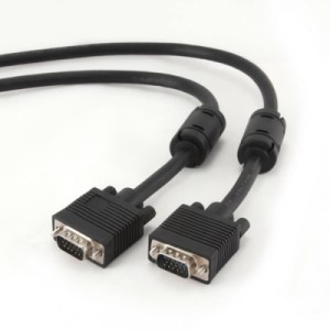 Кабель мультимедійний VGA 3.0m Cablexpert (CC-PPVGA-10-B)