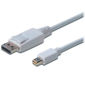 Кабель мультимедийный miniDisplayPort to DisplayPort 3.0m Digitus (AK-340102-030-W)