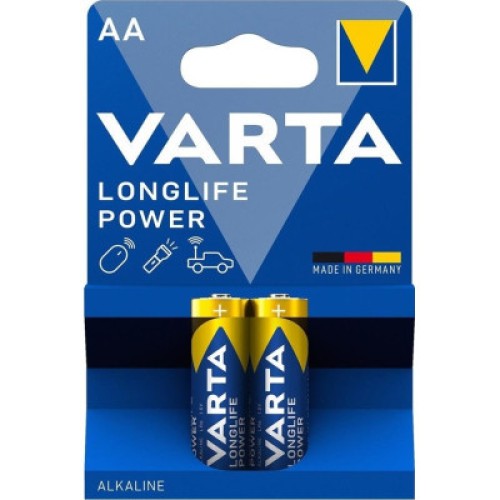 Батарейка Varta AA Longlife Power щелочная * 2 (04906121412)