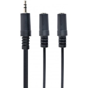 Кабель мультимедийный Jack 3.5 mm M to 2xJack 3.5 mm F 5.0m Cablexpert (CCA-415)