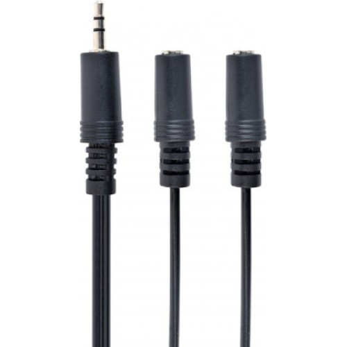 Кабель мультимедийный Jack 3.5 mm M to 2xJack 3.5 mm F 5.0m Cablexpert (CCA-415)