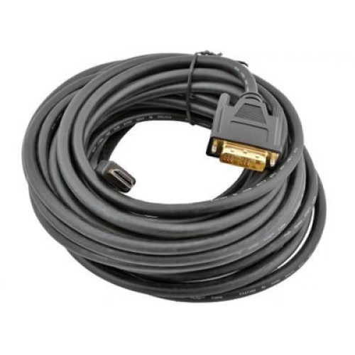 Кабель мультимедийный HDMI to DVI 18+1pin M, 4.5m Cablexpert (CC-HDMI-DVI-15)
