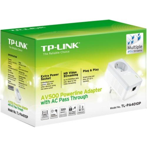Адаптер Powerline TP-Link TL-PA4010P KIT